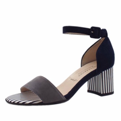 Peter Kaiser Florentine 60mm Ankle Rem Sandal Pumps Dam Svarta | 72193PTUF